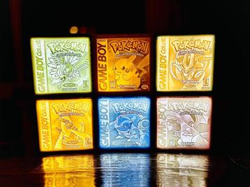 Pokémon Lightboxen - Kies je Favoriete Gameboy Cover!