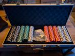 Pokerset met koffer, Hobby en Vrije tijd, Gezelschapsspellen | Kaartspellen, Ophalen, Gebruikt
