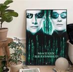 Matrix poster. Mooie grote poster, ingelijst, achter glas in, Antiek en Kunst, Ophalen of Verzenden