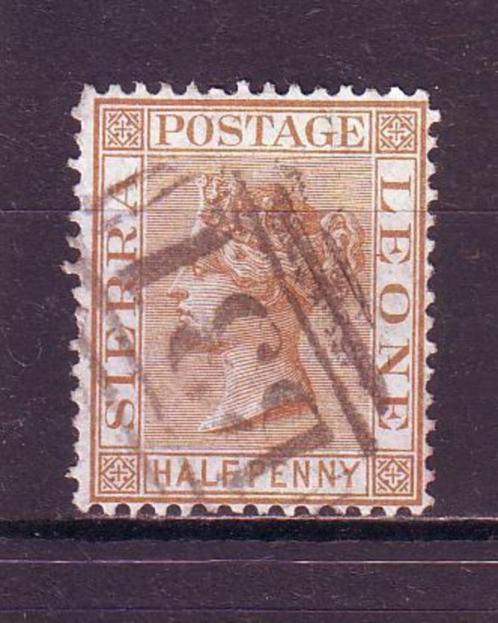 Postzegels Engelse kolonie Sierra Leone: ts. nr. 10 en 203, Timbres & Monnaies, Timbres | Europe | Royaume-Uni, Affranchi, Enlèvement ou Envoi