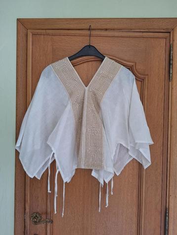  Blouse blanc cassé beige neuve - taille 42 beschikbaar voor biedingen