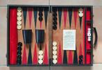 Beautiful Italien leather Backgammon set vintage, Ophalen of Verzenden