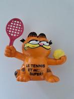 Vintage Bully - Garfield avec raquette de tennis - Bon état, Collections, Jouets miniatures, Utilisé, Enlèvement ou Envoi