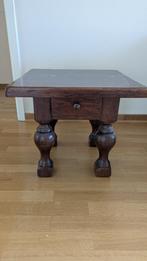 eikenhouten bijzet tafels, twee stuks, Ophalen