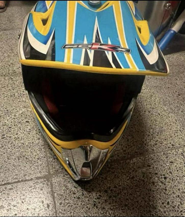 Roxk Line crosshelm/motorhelm, Fietsen en Brommers, Brommerhelmen, Ophalen