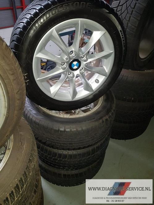 BMW F20 winterwielen winterbanden 205-55-16 run flat bridges, Auto-onderdelen, Banden en Velgen, Banden en Velgen, Winterbanden