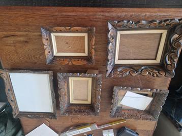 Houten foto kaders beschikbaar voor biedingen
