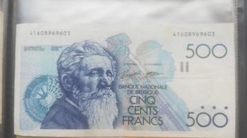 Billet de 500 francs, Enlèvement ou Envoi