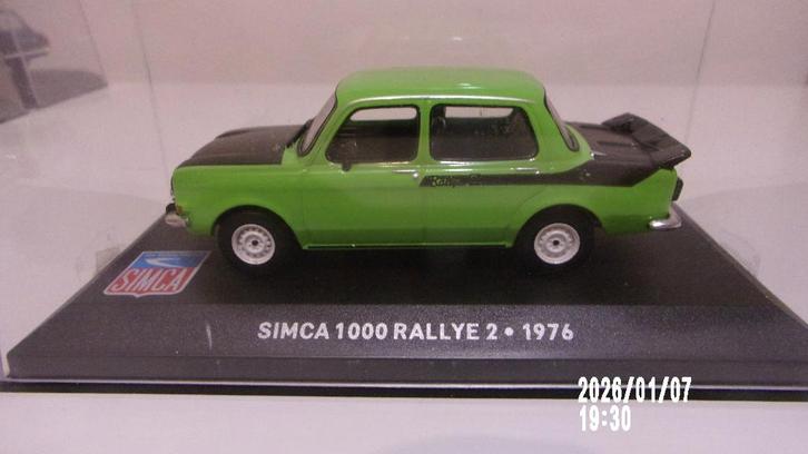 SIMCA RALLYE 2  1976.SIMCA COLLECTION 1/43 COMME NEW, Hobby en Vrije tijd, Modelauto's | 1:43, Zo goed als nieuw, Auto, Overige merken