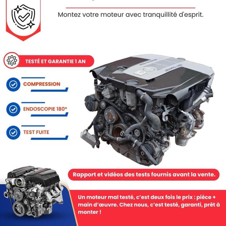Mercedes klasse s 65 s65 s65 amg w222 complete motor, Auto-onderdelen, Motor en Toebehoren, Mercedes-Benz, Nieuw, Ophalen of Verzenden