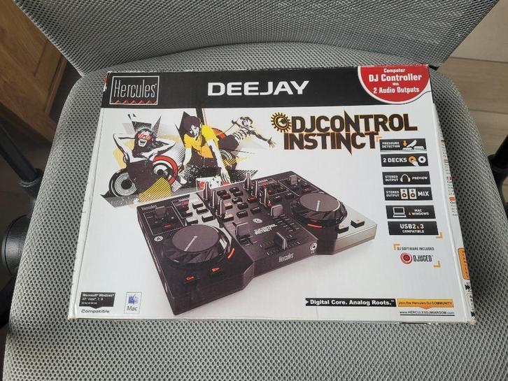 DJ Controller - Hercules - Instinct, Muziek en Instrumenten, Dj-sets en Draaitafels, Zo goed als nieuw, Ophalen