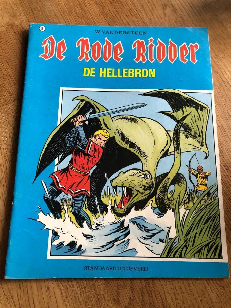 DE RODE RIDDER NR 75 DE HELLEBRON 1ste druk, Verzenden, Willy Vandersteen, Eén stripboek, Zo goed als nieuw