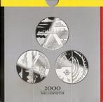 200 frank 2000  fr+vl+duits * MILLENIUM  PROOFSET, Postzegels en Munten, Verzenden, Zilver