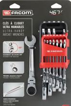 Set van 12 ratelcombinatiesleutels in zaketui - Facom
NIEUW, Enlèvement ou Envoi, Neuf