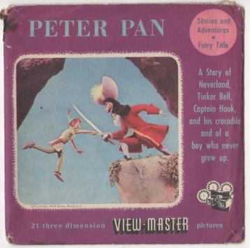 View-master Peter Pan FT-40 A B C boekjes FR en NL beschikbaar voor biedingen