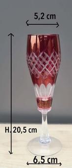 1 vintage likeurglas rood - perfecte staat - zie info, Enlèvement