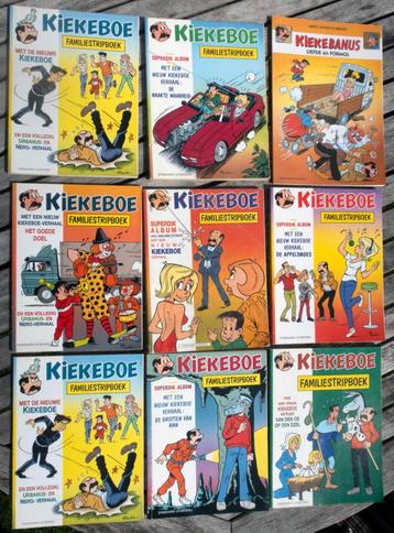 Kiekeboe  familiestripboek .    9 strips beschikbaar voor biedingen