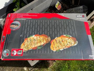 Weber dubbelzijdige bakplaat  beschikbaar voor biedingen