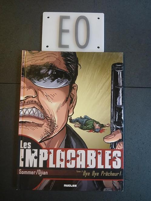 Bd les implacables 1,EO, Boeken, Stripverhalen, Gelezen, Ophalen of Verzenden
