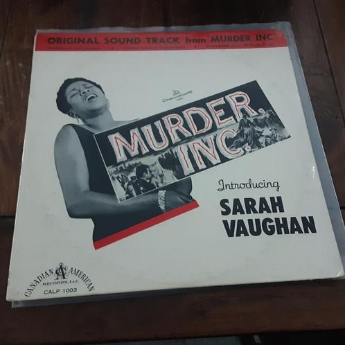Murder, Inc. (Original Sound Track)Sarah Vaughan, CD & DVD, Vinyles | Musiques de film & Bandes son, Utilisé, 12 pouces, Envoi