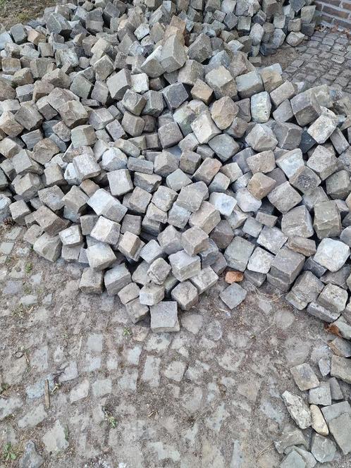Boerenmix Kasseien (circa 17 m2)-25 euro per m2, Tuin en Terras, Tegels en Klinkers, Zo goed als nieuw, Overige typen, Natuursteen