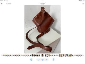 Schoudertas leer bruin.  In perfecte staat. beschikbaar voor biedingen