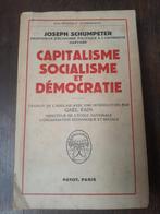 Kapitalisme, socialisme en democratie — Schumpeter (1954), Gelezen, Joseph Schumpeter, Ophalen of Verzenden, Economie en Marketing