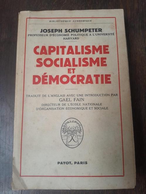 Kapitalisme, socialisme en democratie — Schumpeter (1954), Boeken, Economie, Management en Marketing, Gelezen, Economie en Marketing