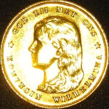 Goud – Nederland – 10 Gulden – Wilhelmina 1897 beschikbaar voor biedingen