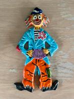 Kleurrijke vintage clown – keramische wanddecoratie, Enlèvement, Comme neuf