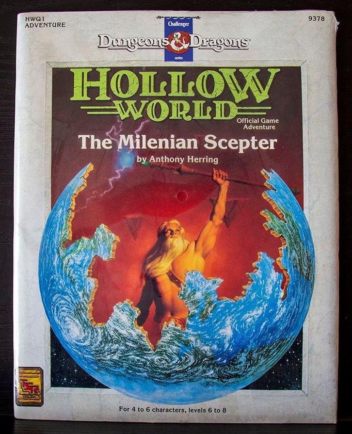 D&D Hollow World Adventure HWQ1 The Milenian Scepter TSR'92, Hobby & Loisirs créatifs, Wargaming, Comme neuf, Autres types, Enlèvement ou Envoi