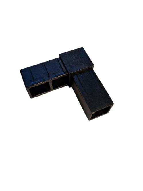 Hoekstukjes 2 weg verbindingsstukken 20 x 20 mm, Dieren en Toebehoren, Vogels | Hokken en Kooien, Nieuw, Volière, Kunststof, Ophalen of Verzenden