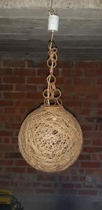 2 x hanglamp bolvormig met draad., Ophalen, Gebruikt