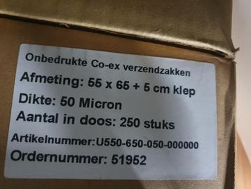Verzendzakken 55x65 cm supersterk en veilige sluiting beschikbaar voor biedingen