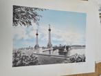 Poster over de brug van Fragnée, Rechthoekig Liggend, Ophalen of Verzenden, Zo goed als nieuw, A1 t/m A3