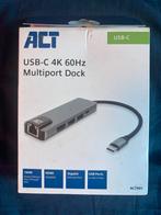 4k usb-c dockingstation, Computers en Software, Dockingstations, Ophalen, Docking station, Tablet, Zo goed als nieuw