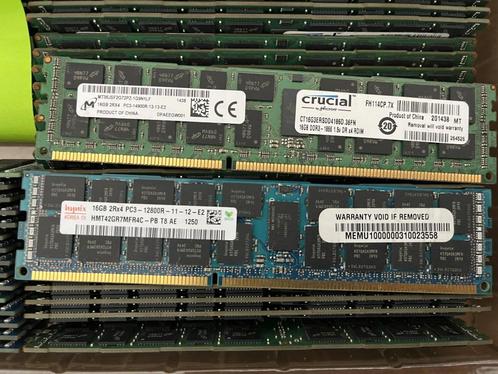 16Gb DDR3 ECC geheugen (server) 40 stuks, Computers en Software, RAM geheugen, Zo goed als nieuw, Server, 16 GB, DDR3, Ophalen of Verzenden