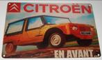 CITROEN : Metalen Bord Classic Citroën MEHARI, Verzenden, Nieuw, Auto's