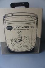 Qualy - Voorraadpot Voedselcontainer Lucky Mouse NIEUW, Huis en Inrichting, Nieuw, Kom(men), Overige materialen, Overige stijlen