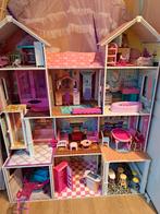 Grote poppenhuis voor barbies met meubels en zwembad, Enlèvement, Maison de poupées