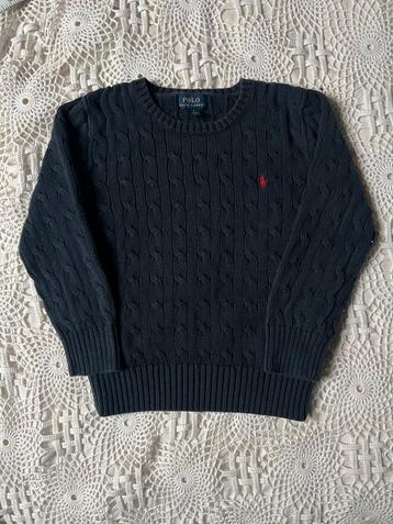 Ralph Lauren Kabel trui - donkerblauw- 7 jaar/122 beschikbaar voor biedingen