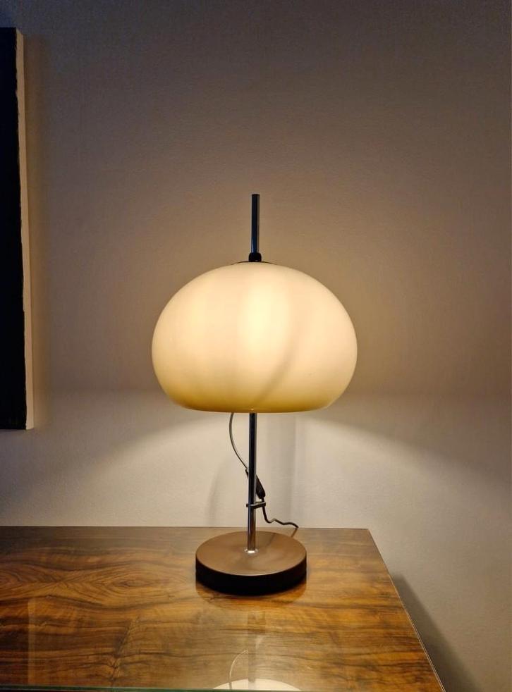 Vintage space-age mushroom lamp | tafellamp Dijkstra, Huis en Inrichting, Lampen | Tafellampen, Gebruikt, 50 tot 75 cm, Ophalen