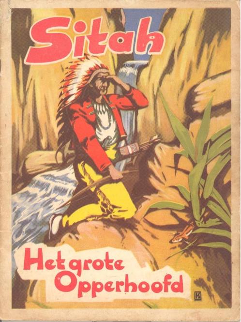 Sitah Het grote opperhoofd., Boeken, Stripverhalen, Gelezen, Eén stripboek, Ophalen of Verzenden