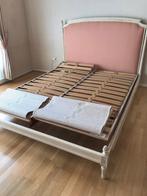 Tweepersoonsbed + 2 Latoflex + matrasbeschermer, Ophalen, Verstelbaar, Tweepersoons, Zo goed als nieuw