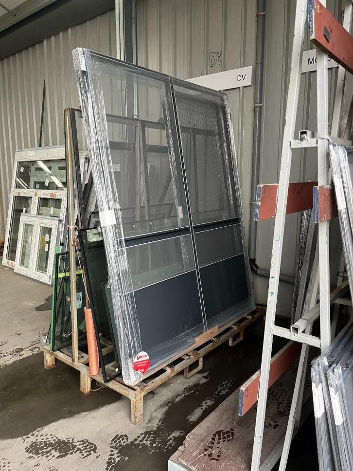 Double porte moustiquaire, Doe-het-zelf en Bouw, Deuren en Vliegenramen, Nieuw, Hordeur, 215 cm of meer, 120 cm of meer, Metaal