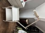 Bijzet tafel voor Gelaatsverzorging, Ophalen, Gebruikt, Metaal of Aluminium, 55 tot 75 cm