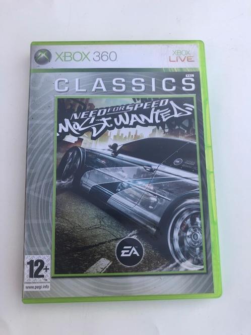 XBOX360 Classics Need for Speed Most Wanted, Consoles de jeu & Jeux vidéo, Jeux | Xbox 360, Comme neuf, Course et Pilotage, 1 joueur