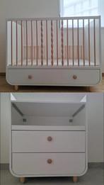 Baby/peuterbed + commode + matras, Ophalen, Zo goed als nieuw, Minder dan 140 cm, Matras