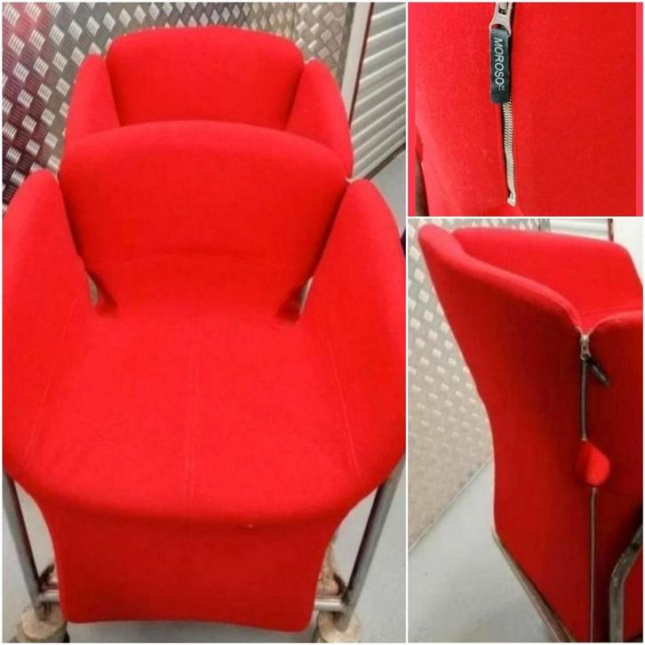 ✓ MOROSO DESIGN Set Stof 2 BLOOMY (klein) PATRICIA URQUIOLA, Huis en Inrichting, Fauteuils, Zo goed als nieuw, Kunststof, Stof