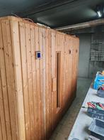 Sauna 9kw 3m op2. 5m hoohte 1.75, Sport en Fitness, Sauna, Ophalen of Verzenden, Zo goed als nieuw, Fins of Traditioneel, Complete sauna